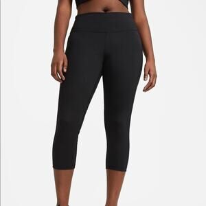 Nike Dri-fit 21" leggings purple size small compression activewear